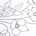 Miniatyrbild 5 av 6: Satinsängkläder 220x200 EXKLUSIVT Blommor i grå vår