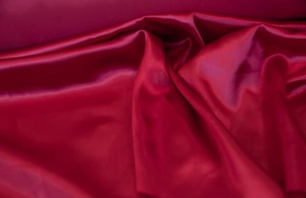 Stof Satin Satin Glat Rød 150cm