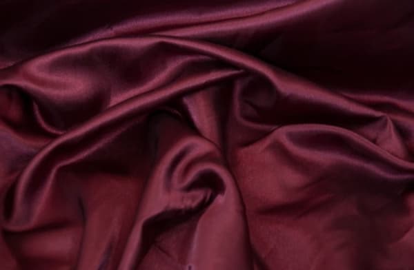 Stof Satin Satin glat Bordeaux 150cm
