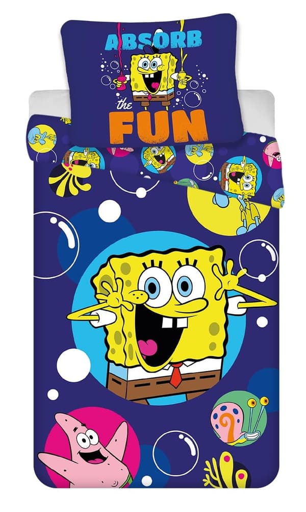 Babysängkläder 100x135 + 40x60 Sponge Bob