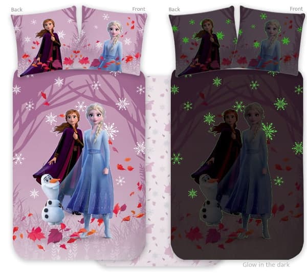 Babysängkläder som lyser i mörkret Frost Elsa och Anna