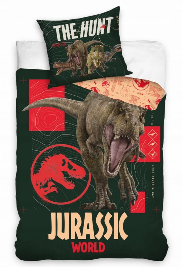 Jurassic World T-REX Sängkläder 140x200 Original