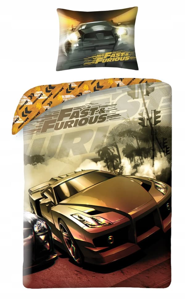 Barnsängkläder 140x200 Fast & Furious Fast and Furious