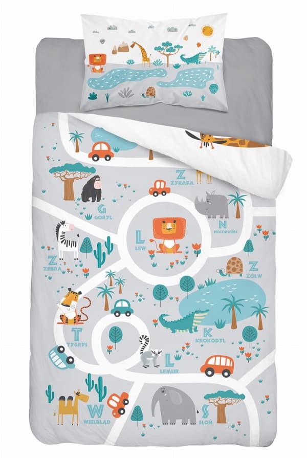 Babysängkläder 100x135 Safari BOMULL