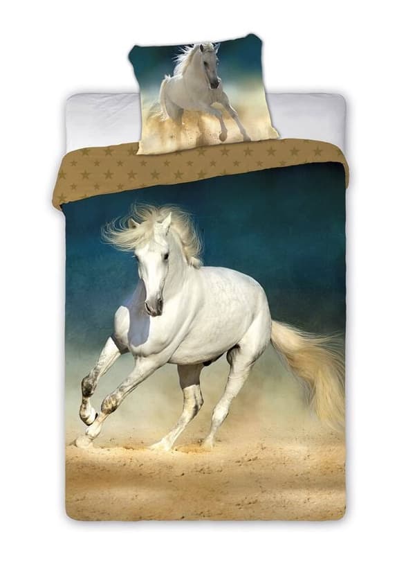 Barnsängkläder WHITE HORSE 160X200