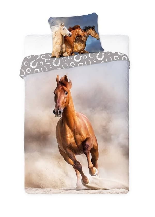 Barnsängkläder BAY HORSE 160X200