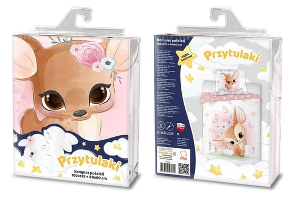 Babysängkläder 100x135 Cuddles Deer
