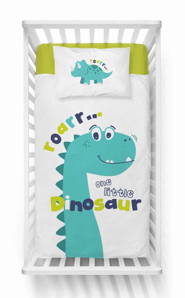 Babysängkläder 90x120 Dino COTTON