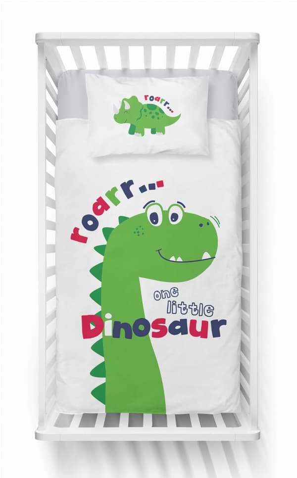 Babysängkläder 100x135 Dino COTTON