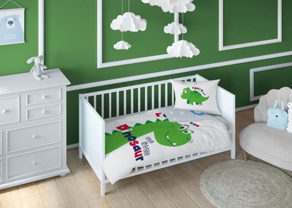 Babysängkläder 100x135 Dino COTTON