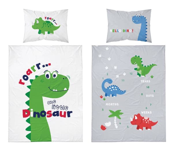 Babysängkläder 100x135 Dino COTTON