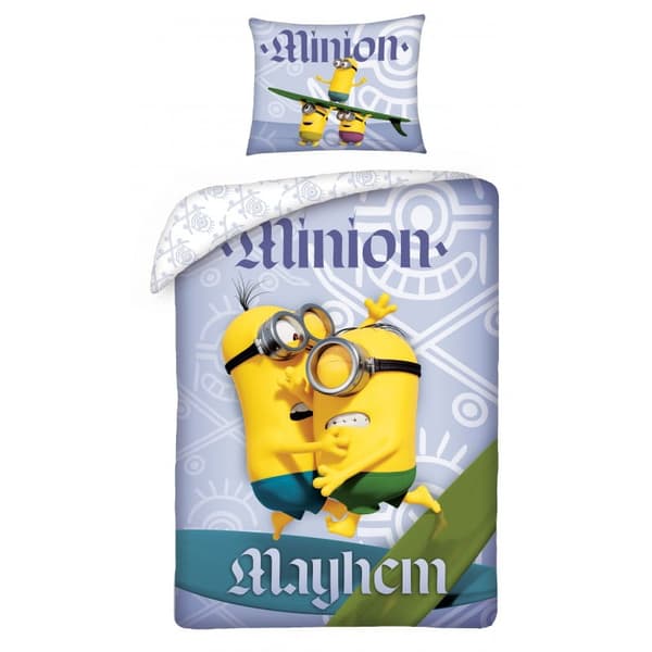 Barnsängkläder Minions 140x200 + örngott 70X90cm