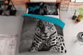Miniatyrbild 4 av 7: Bomullssängkläder Leopard 220x200 Holland Natura