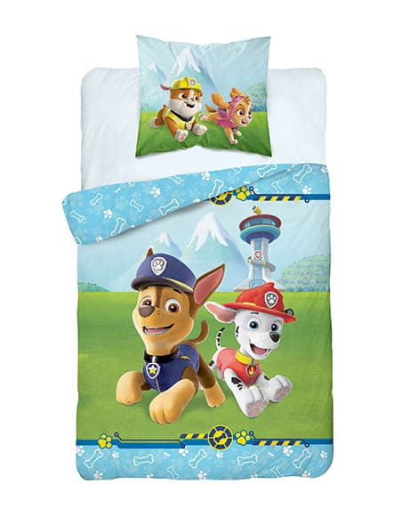 Paw Patrol Barnsängkläder 160x200 Bomull