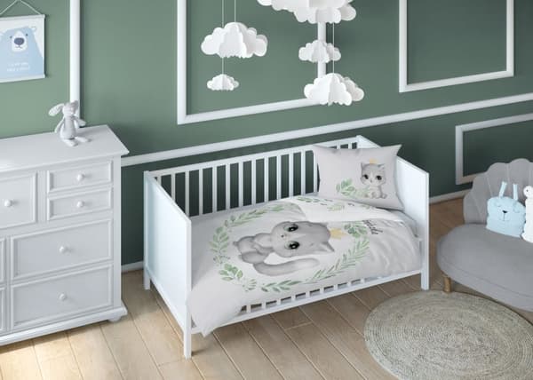 Babysengetøj 100x135 Katteprinser BOMULD
