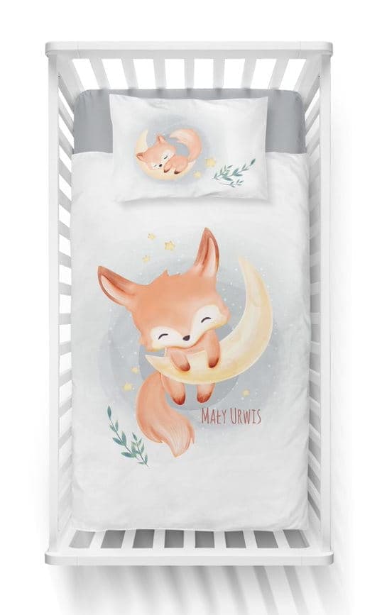 Babysängkläder 90x120 Fox COTTON