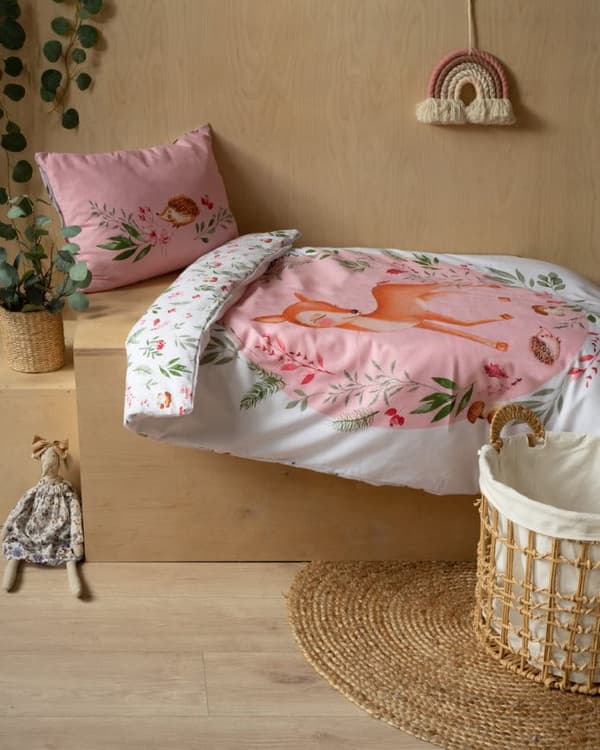 Babysängkläder 90x120 Deer COTTON
