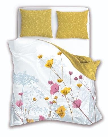 Bomuldssengetøj 160x200 Sommerdrøm blomster forår