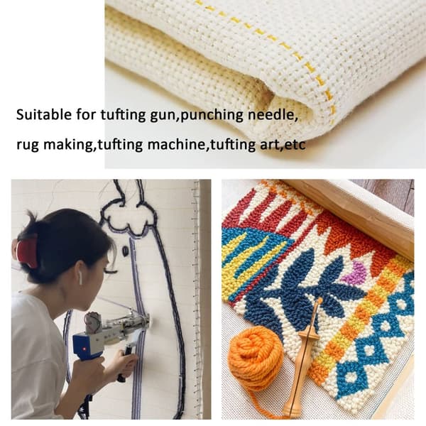 Tuftingklæde, Markerede Linjer, Elektrisk Tæppe Tufting Pistol, 1,5x10M