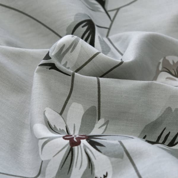 Premium bomullssängkläder 160x200 blommor
