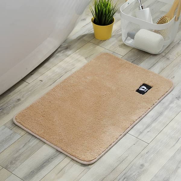 Luksusmikrokuitumatto kylpyhuoneeseen 40x60 cm, beige