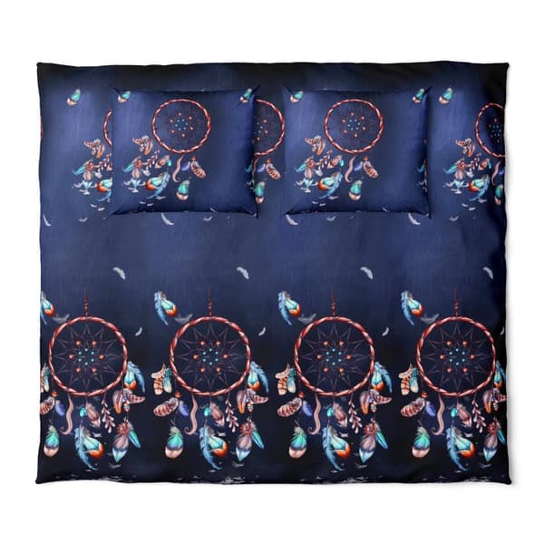 SÄNGKLÄDER I BOMULL 220x200 DREAMCATCHER-SKY