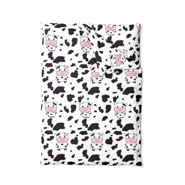 Sengetæppe i bomuld 140x200 Happy Cow
