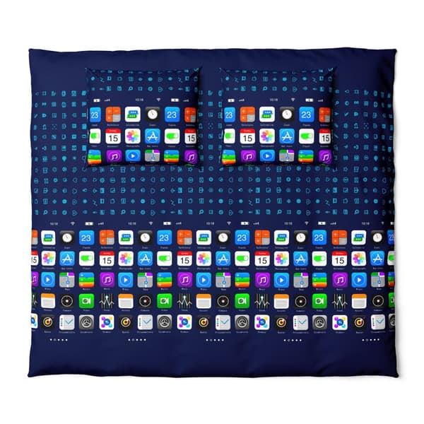 SÄNGKLÄDER I BOMULL 220x200 APPS
