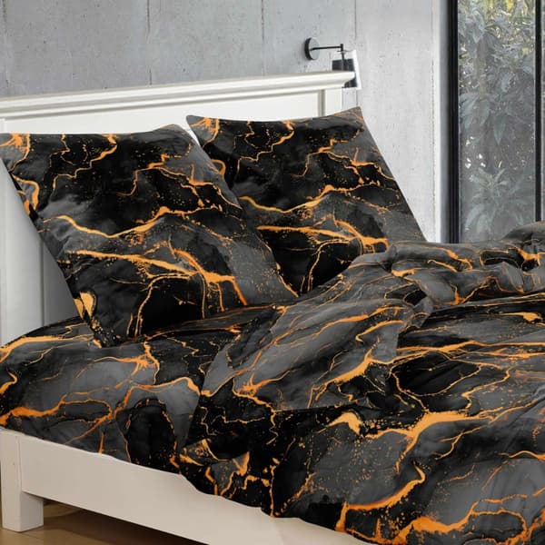 SÄNGKLÄDER I BOMULL 160x200 TIGERÖGA