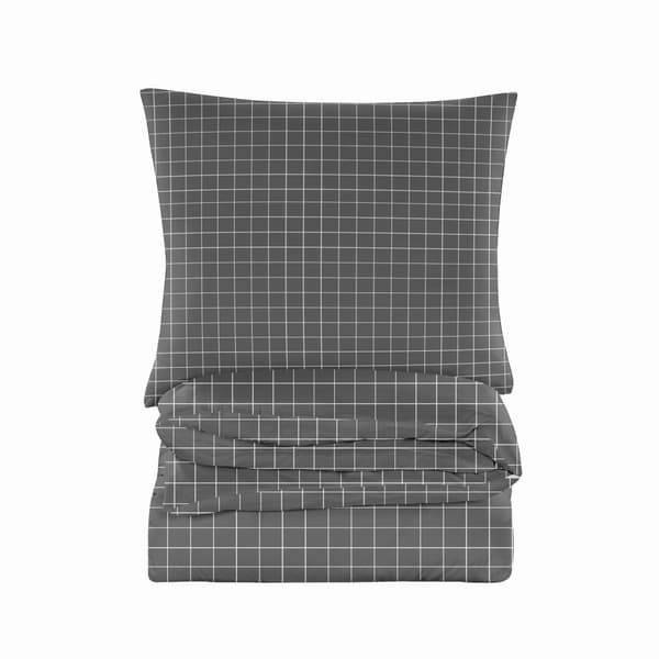 SÄNGKLÄDER I BOMULL 200x200 RUTIGT