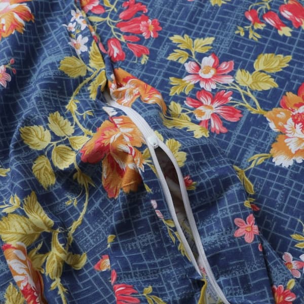 Flannel sengetøj 200x220 bomuldsblomster