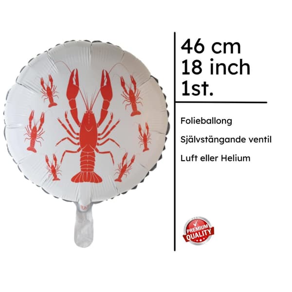 Folioilmapallo Rapulevy Rapu 46 cm - Täydellinen koriste syksyn suuriin juhliin