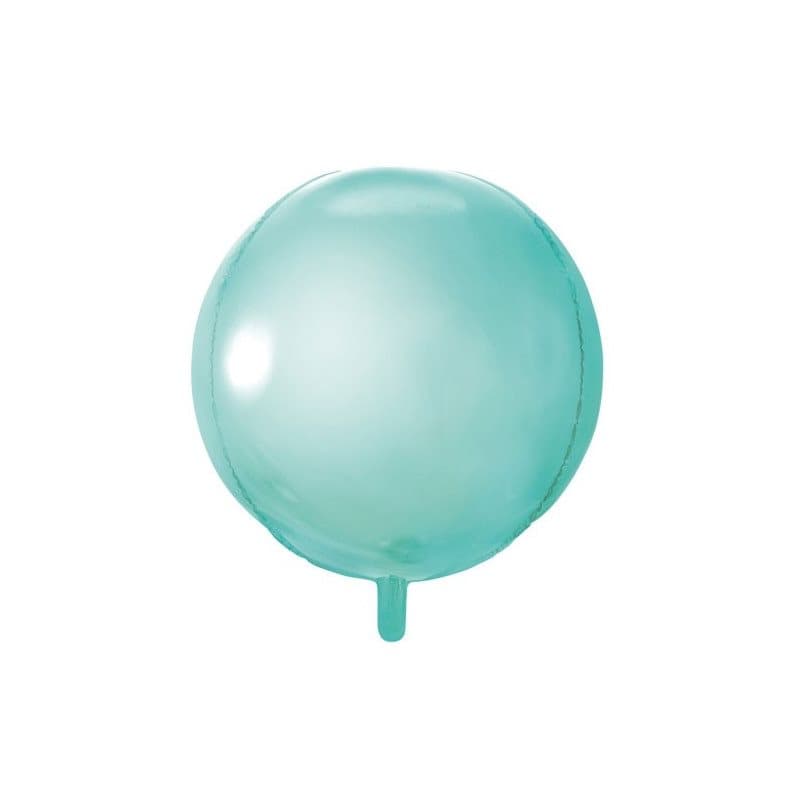 Folieballong Mintgrön rund
