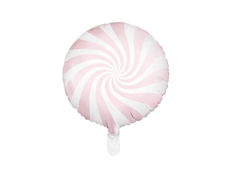 Folieballong godis rosa