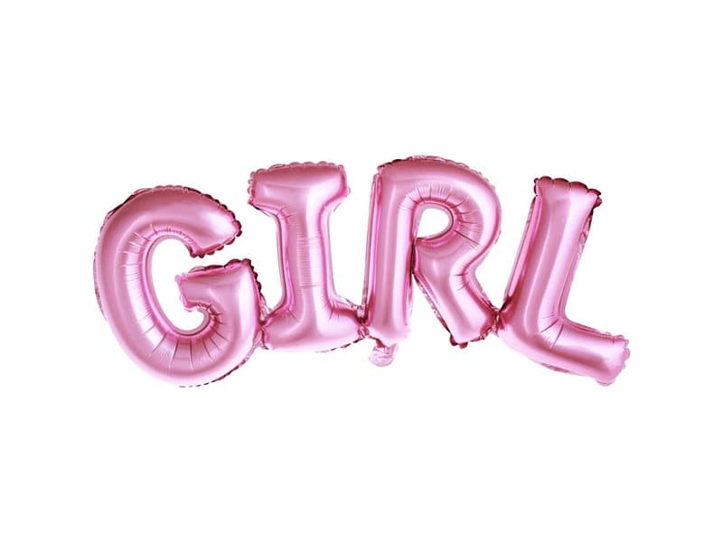 Folieballong "GIRL"