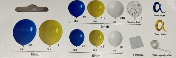 Tillykke folieballon Sølv 40cm