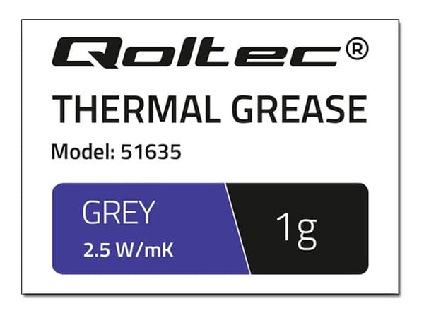 Qoltec 51635 - Termisk pasta - grå
