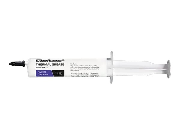 Qoltec 51633 - Termomasse - hvit