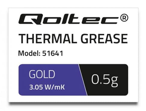 Qoltec 51641 - Lämpötahna - kultainen