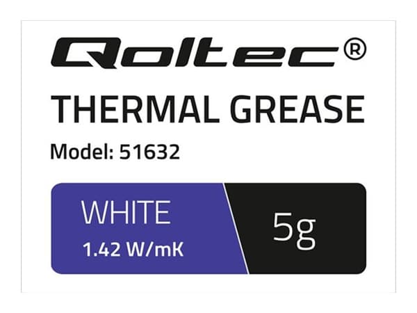 Qoltec 51632 - Termisk pasta - vit