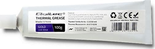 Qoltec 51644 - Termisk pasta - gull