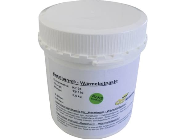 Kerafol KP12 0,5 kg Varmelederpasta 10 W/mK 500 g Temperatur (maks.): +150 °C