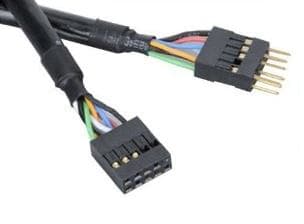 Akasa EXUSBI-40 - USB-förlängningskabel - USB 2.0 - 40 cm - svart