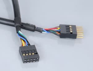 Akasa EXUSBI-40 - USB-förlängningskabel - USB 2.0 - 40 cm - svart