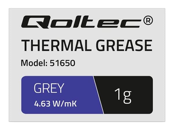 Qoltec - Termisk pasta - grå