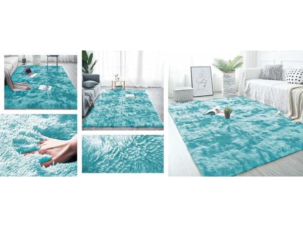 Strado Ombre Shaggy matto 180x260 OmbreBlue (vaaleansininen) universaali