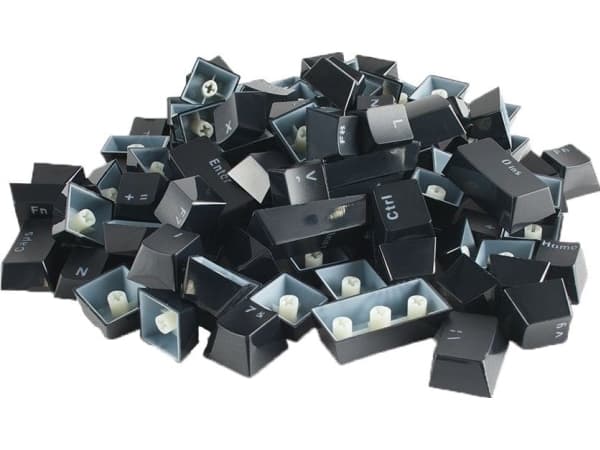 Glorious PC Gaming Race Mechanical Keyboard Keycaps, Näppäimen hattu, Akryylinitriilibutadieenistyreeni (ABS), Musta