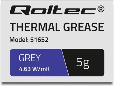 Qoltec - Termisk paste - grå