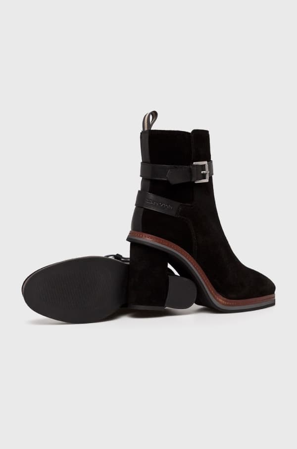 Marc OPolo Black high-heeled boots, size 35.5