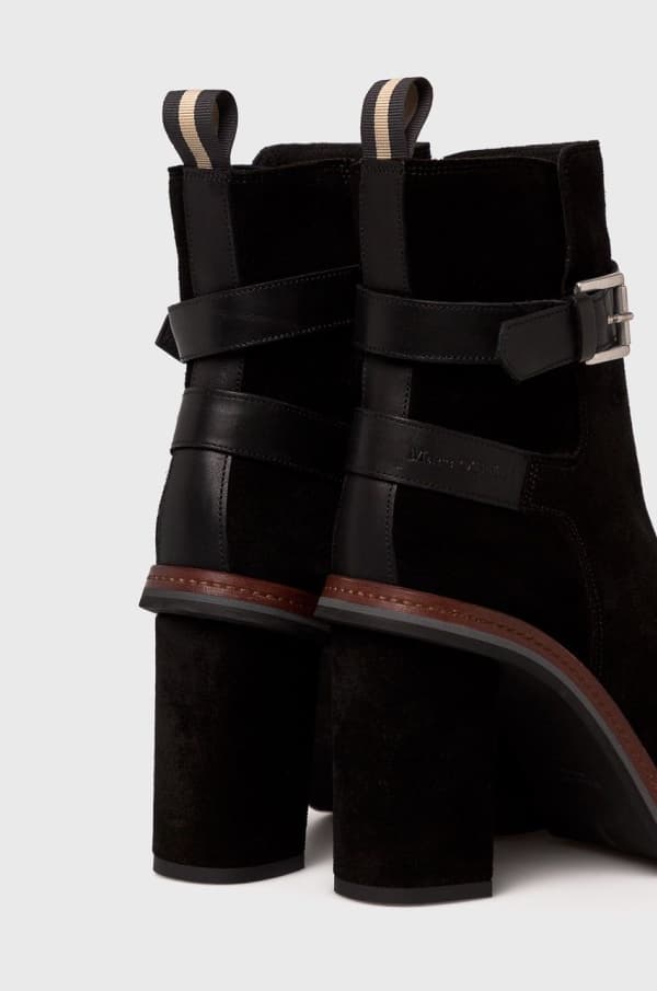 Marc OPolo Black high-heeled boots, size 35.5